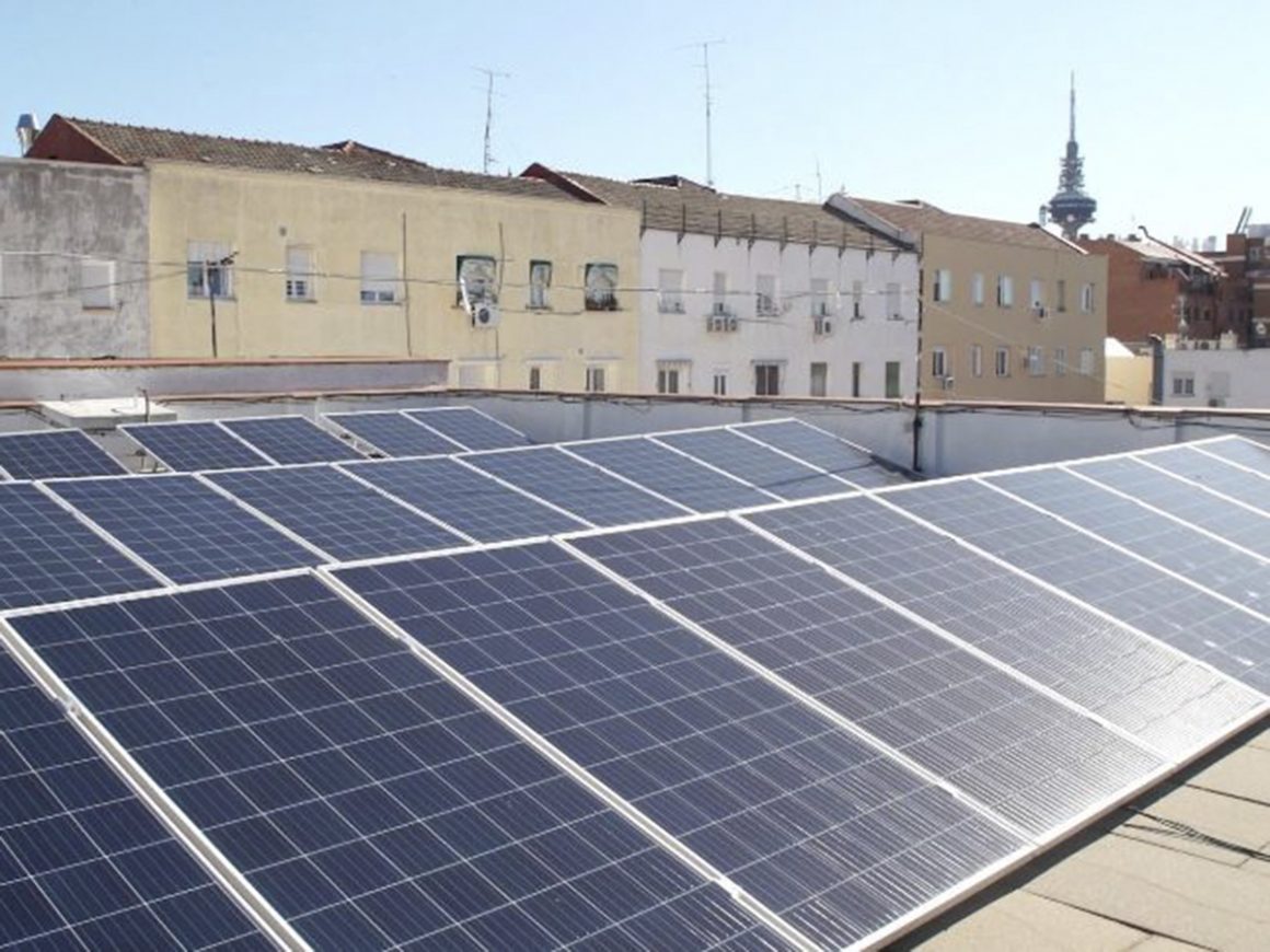 Una planta de autoconsumo solar de Iberdrola en Madrid. FOTO: Iberdrola