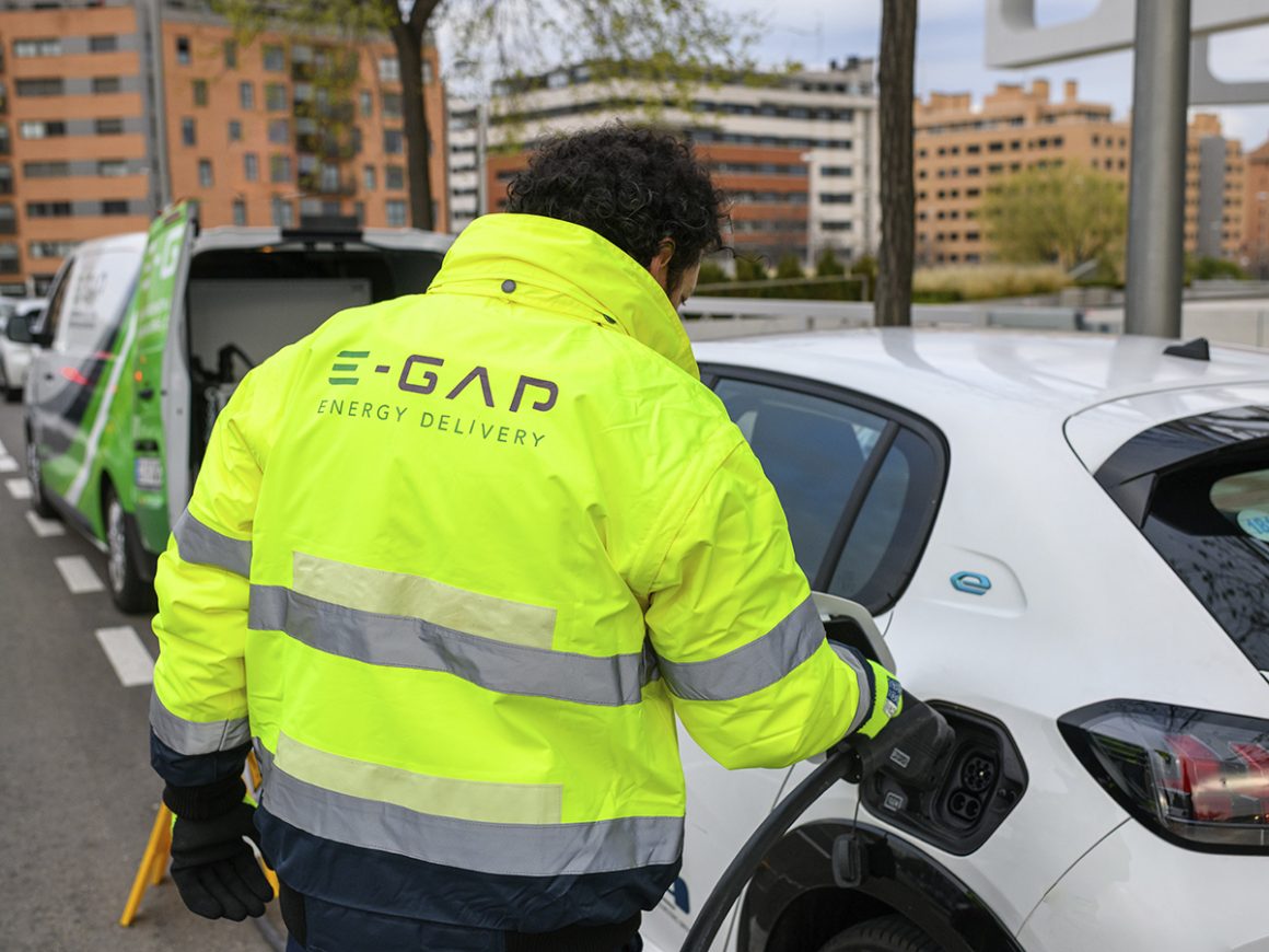 E-GAP,, la primera empresa de carga rápida, móvil, urbana y bajo demanda para vehículos eléctricos de Europa. FOTO: E-GAP