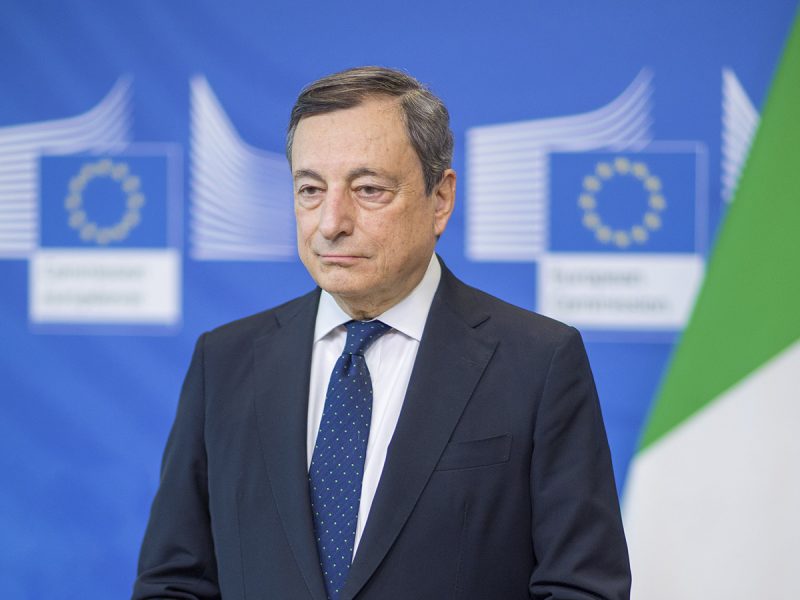 El primer ministro de Italia, Mario Draghi. FOTO: CE