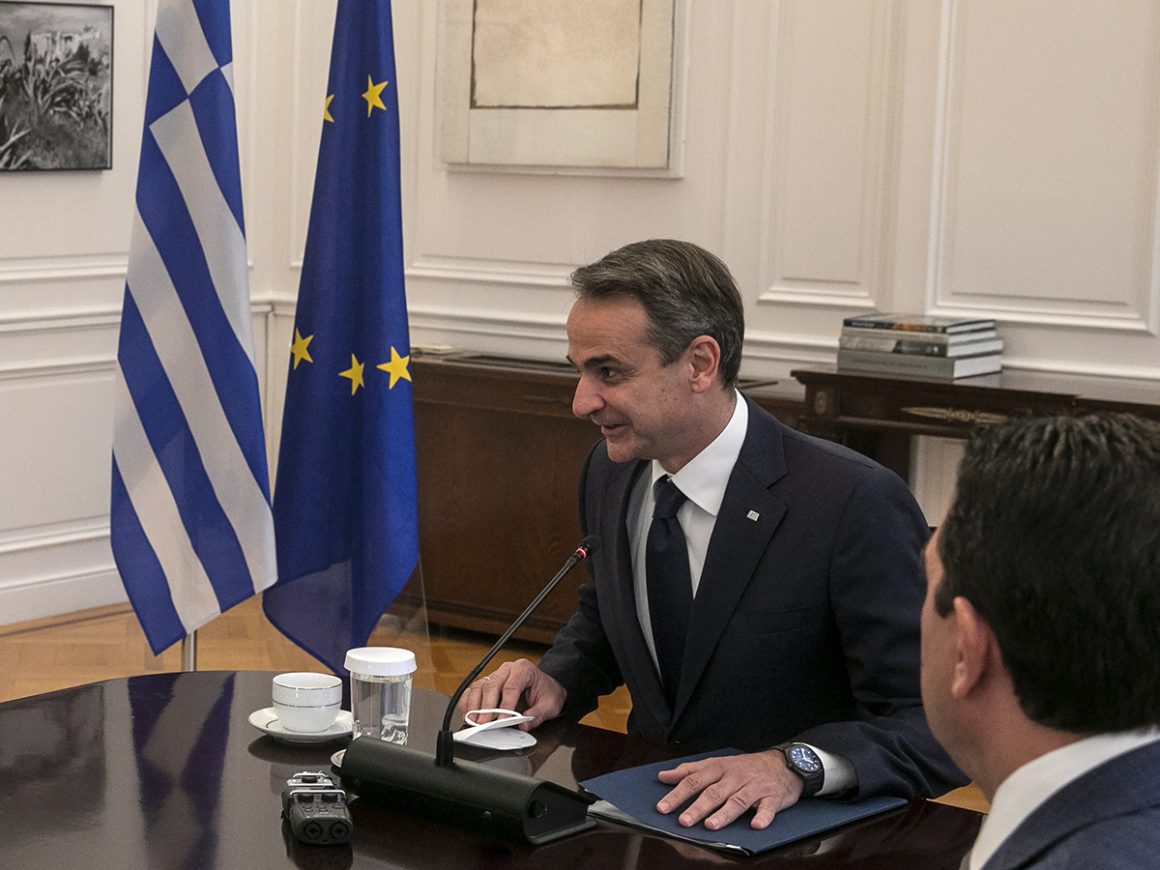 El primer ministro de Grecia, Kyriakos Mitsotakis. FOTO: CE