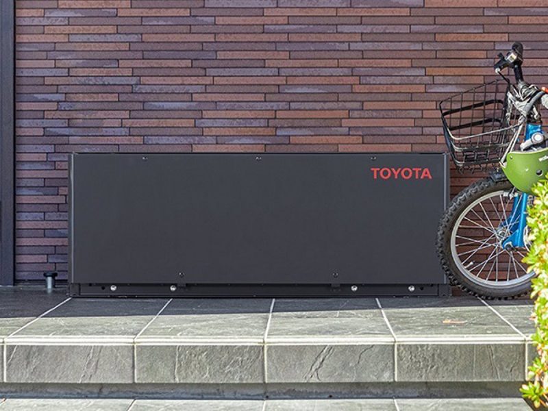 Batería de uso residencial de Toyota. FOTO: Toyota
