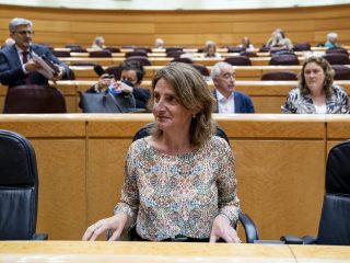 La vicepresidenta del Gobierno responsable de Transición Ecológica, Teresa Ribera. FOTO: A. Pérez Meca - Europa Press