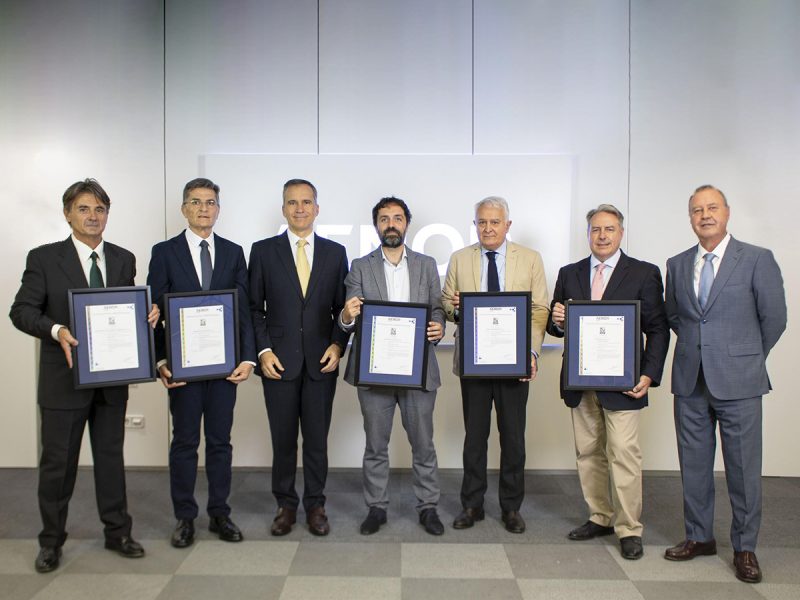 Aenor entrega las primeras certificaciones 'Marca Aenor N Sostenible' a cinco grupos siderúrgicos. - JORGE CABALLERO