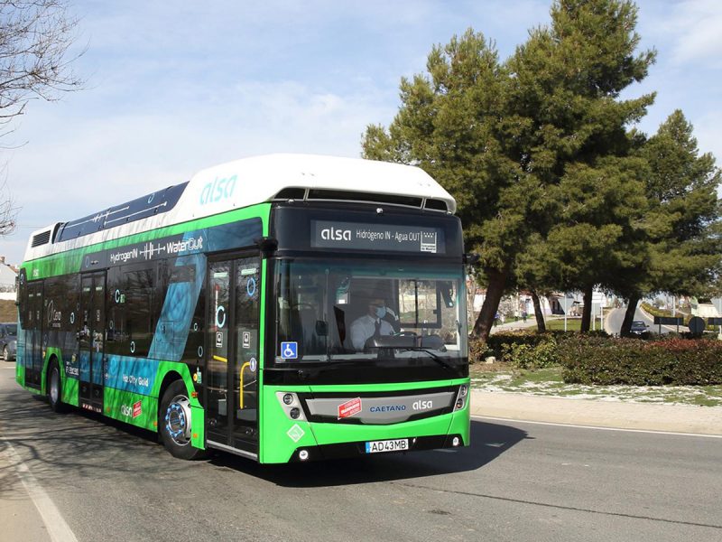 Autobús de hidrógeno verde de Alsa. FOTO: Alsa