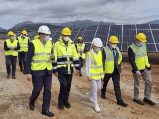 La planta fotovoltaica de Endesa en Son Reus. FOTO: Endesa