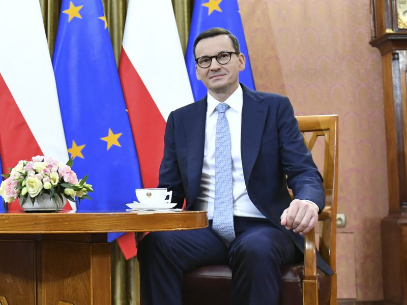 El primer ministro de Polonia, Mateusz Morawiecki. FOTO: EU