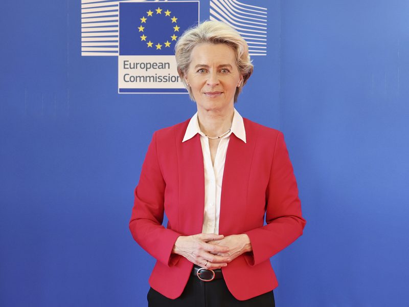 La presidenta de la Comisión Europea, Ursula von der Leyen. FOTO: CE