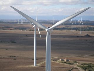 Wind farm Las Planas, Zaragoza, España. FOTO: RWE