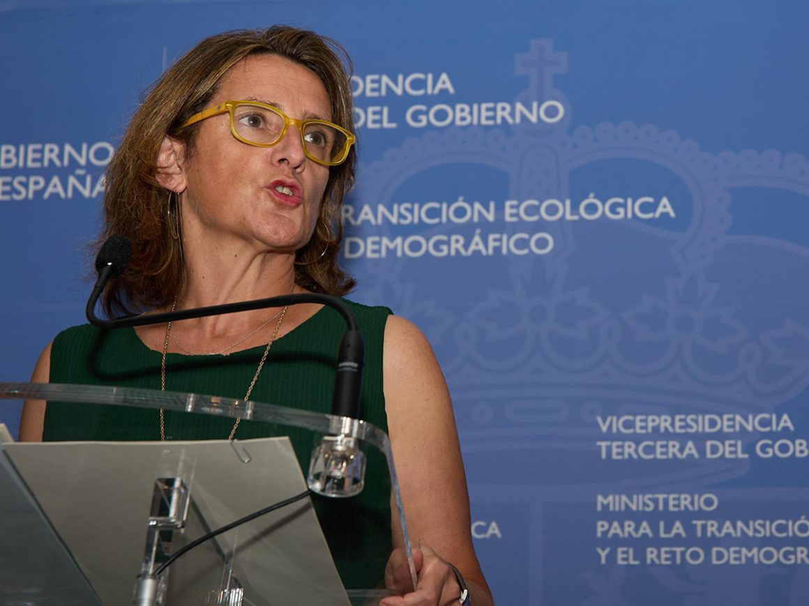 La vicepresidenta y ministra para la Transición Ecológica y el Reto Demográfico, Teresa Ribera. FOTO: Jesús Hellín - Europa Press