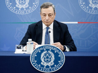 El primer ministro de Italia, Mario Draghi. FOTO: Roberto Monaldo/LaPresse via ZUM / DPA