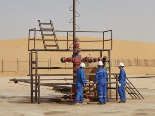 Yacimiento de petróleo en Argelia de Sonatrach. FOTO: Sonatrach
