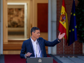 El presidente del Gobierno, Pedro Sánchez, inaugura el curso político, en el Palacio de La Moncloa, a 5 de septiembre de 2022, en Madrid (España). FOTO: Ricardo Rubio - Europa Press