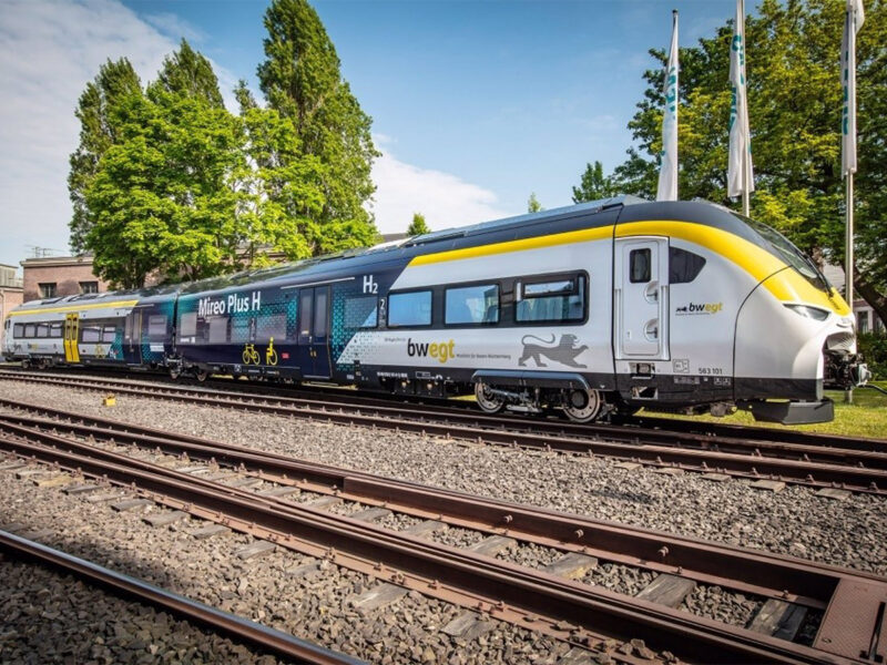 Mireo Plus H, el tren de hidrógeno verde Siemens y Deutsche Bahn. FOTO: Siemens y Deutsche Bahn