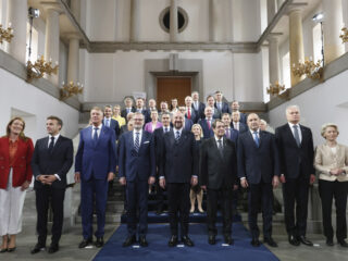 Foto de familia de la reunión informal de jefes de estado o de gobierno. FOTO: UE