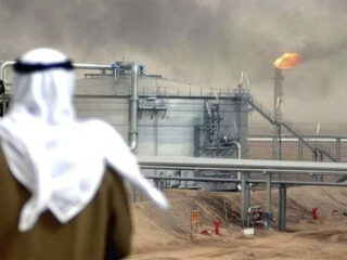 Intalaciones de gas y petróleo de Emiratos Árabes Unidos.