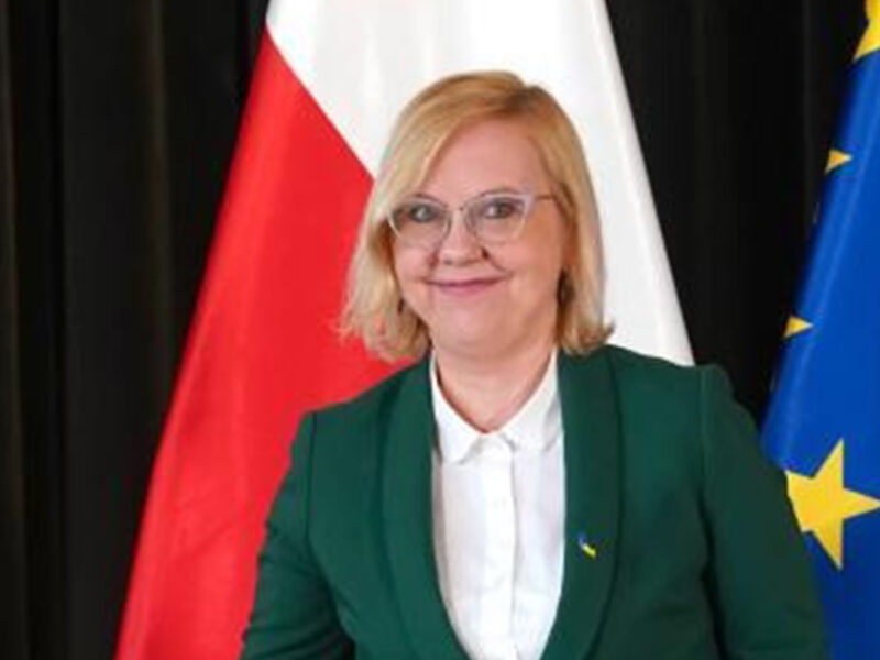 La ministra de Medio Ambiente de Polonia, Anna Moskwa. FOTO: Janek Skarzynski