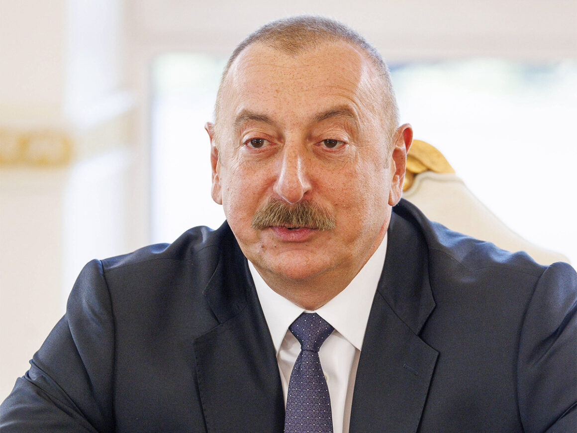 El presidente Azerbaiyán, Ilham Alíev. FOTO: CE