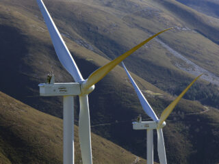 Imagen de un parque eólico de Capital Energy. FOTO: Capital Energy