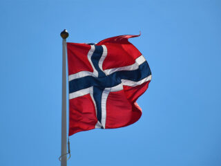 Bandera de Noruega. FOTO: SPORT PRESS PHOTO / ZUMA PRESS / CONTACTOPHOTO