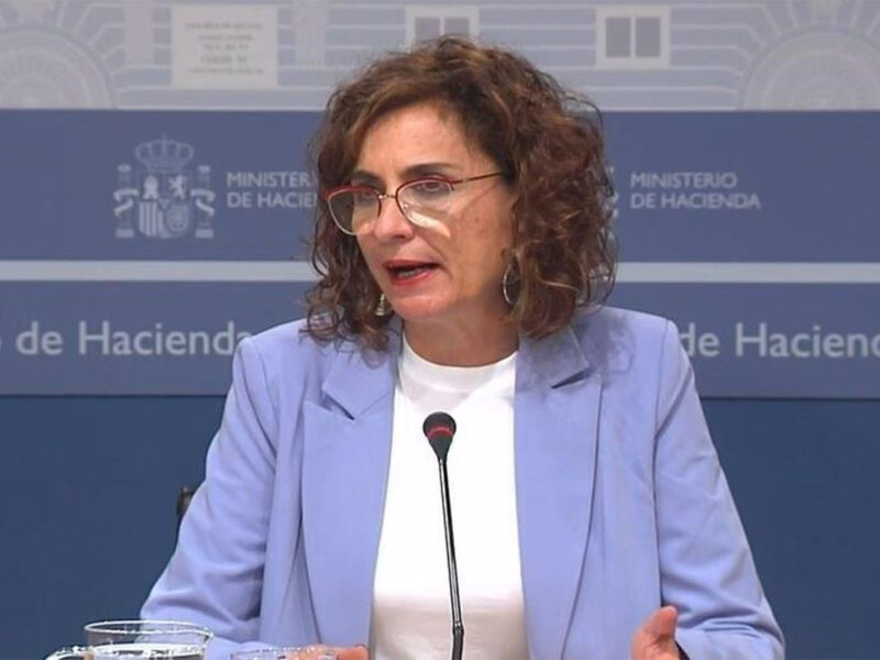La ministra de Hacienda, María Jesús Montero. FOTO: Europa Press