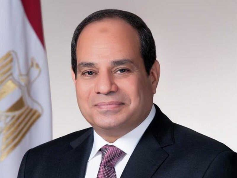 El presidente de la República Árabe de Egipto y presidente de la COP27, Abdel Fattah El-Sisi. FOTO: COP27
