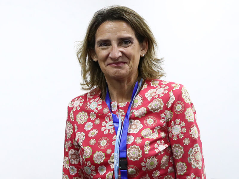 La ministra para la Transición Ecológica y el Reto Demográfico, Teresa Ribera en la COP27. FOTO: Pool Moncloa/Fernando Calvo