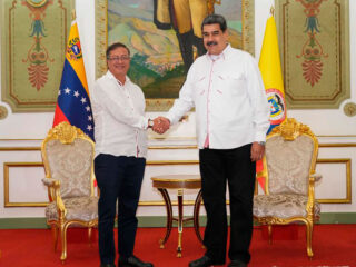 Declaración conjunta del Presidente Gustavo Petro y del Presidente de la República Bolivariana de Venezuela, Nicolás Maduro. FOTO: Presidencia de la República