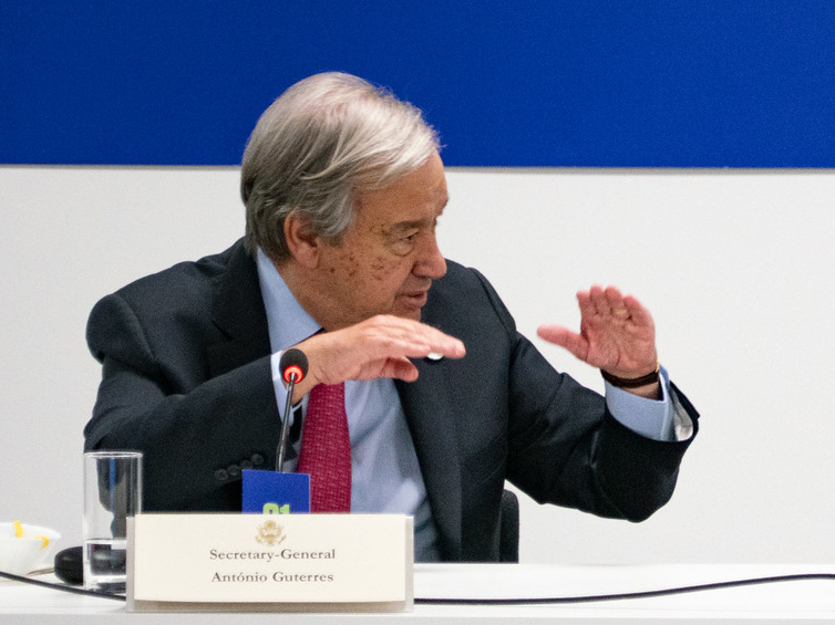 El secretario general de las Naciones Unidas, António Guterres. FOTO: ONU