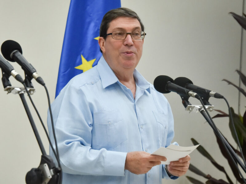 El ministro de Cuba de Relaciones Exteriores, Bruno Rodríguez. FOTO: CE