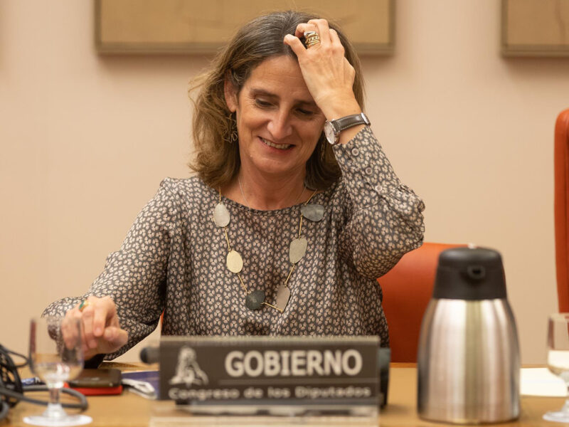 Teresa Ribera en el Congreso. FOTO: EP