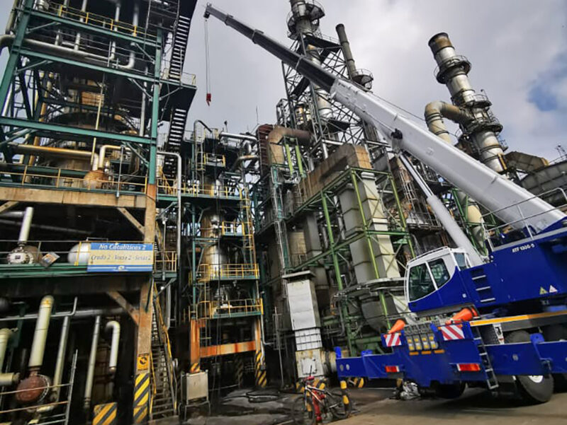 La refinería de Esmeraldas de Petroecuador. FOTO: Petroecuador