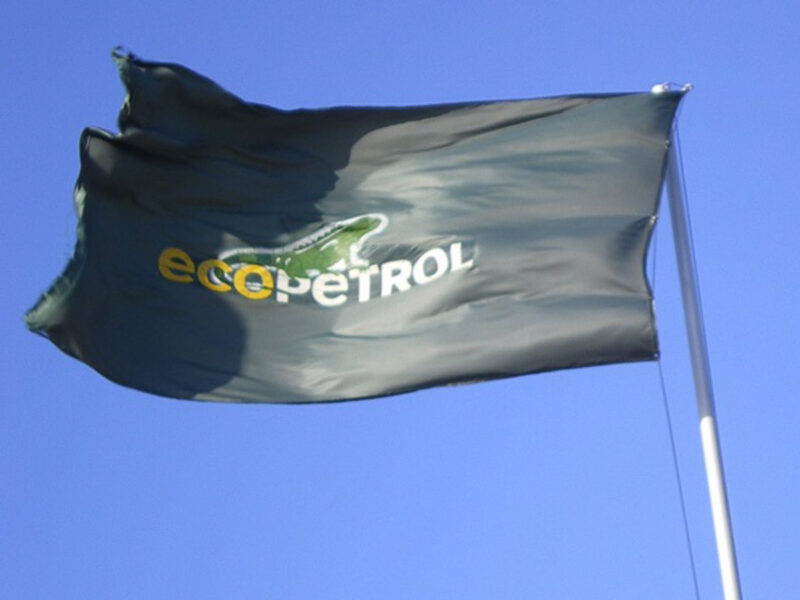 Bandera de Ecopetrol en Colombia. FOTO: Ecopetrol
