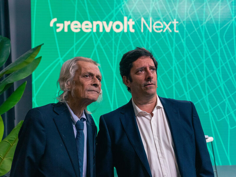 Joao Manso Neto, CEO del grupo GreenVolt, y Remigio Abad, CEO de Greenvolt Next España. FOTO: GreenVolt