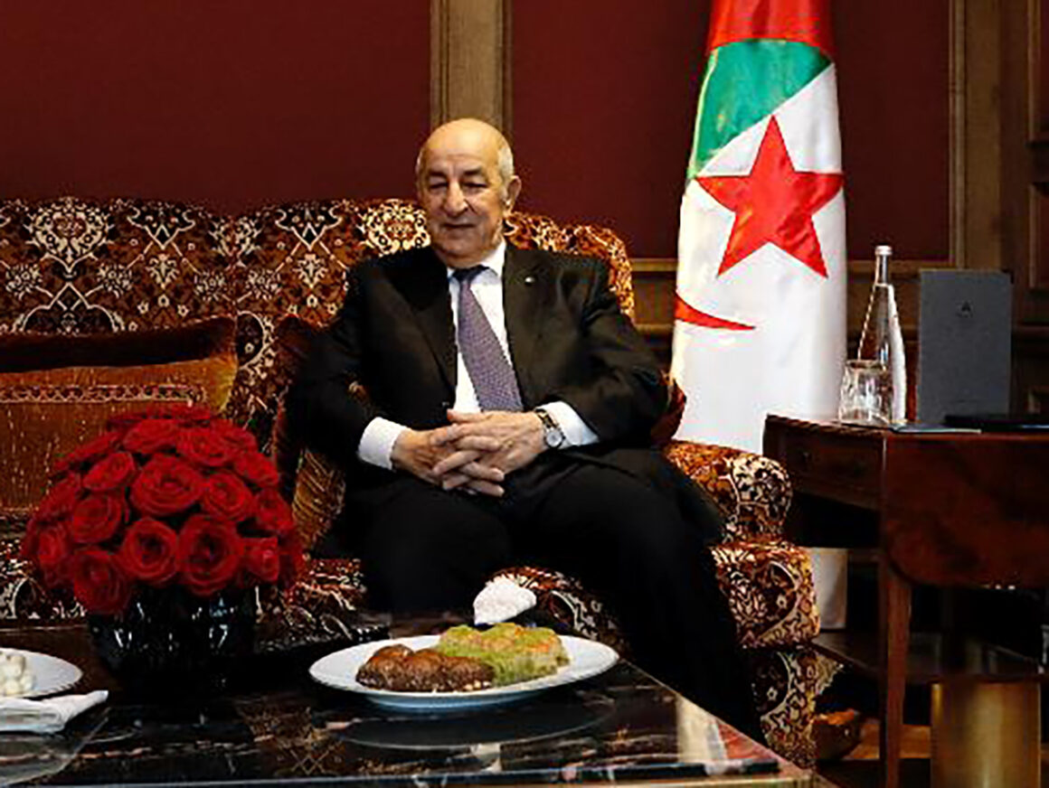 El presidente argelino, Abdelmadjid Tebboune. FOTO: UE