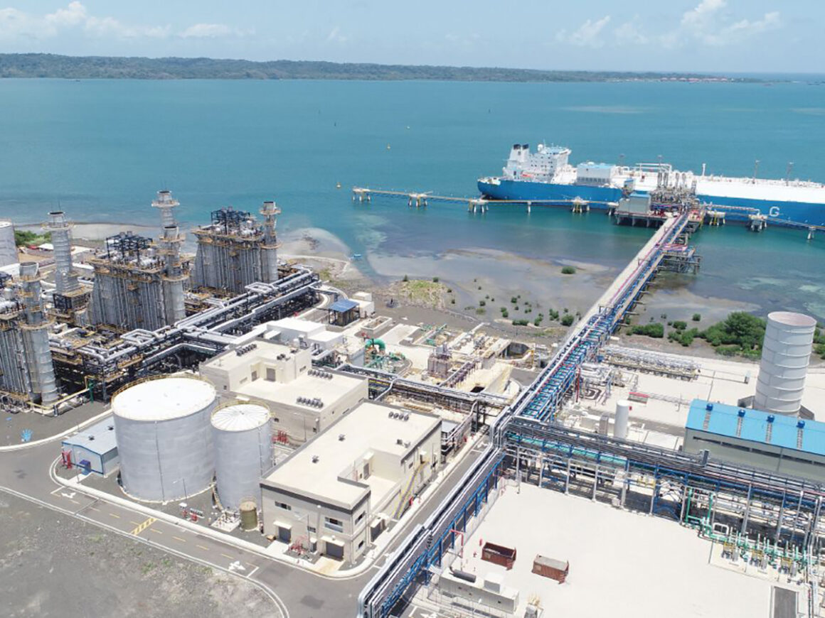 El proyecto Generadora Gatún en Panamá. FOTO: AES Panamá