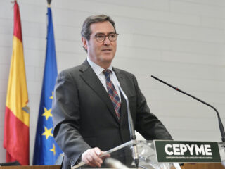 El presidente de CEOE, Antonio Garamendi. FOTO: Ricardo Rubio - Europa Press