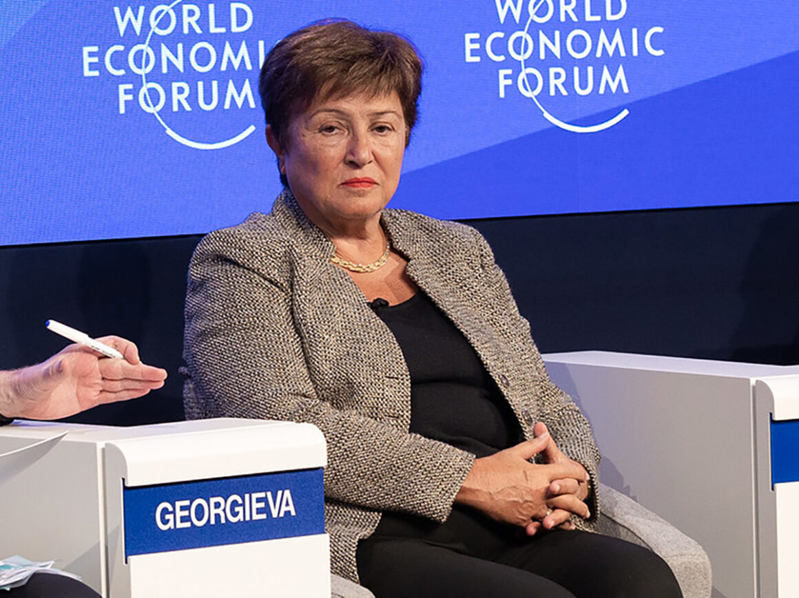 La directora gerente del Fondo Monetario Internacional (FMI), Kristalina Georgieva. FOTO: World Economic Forum