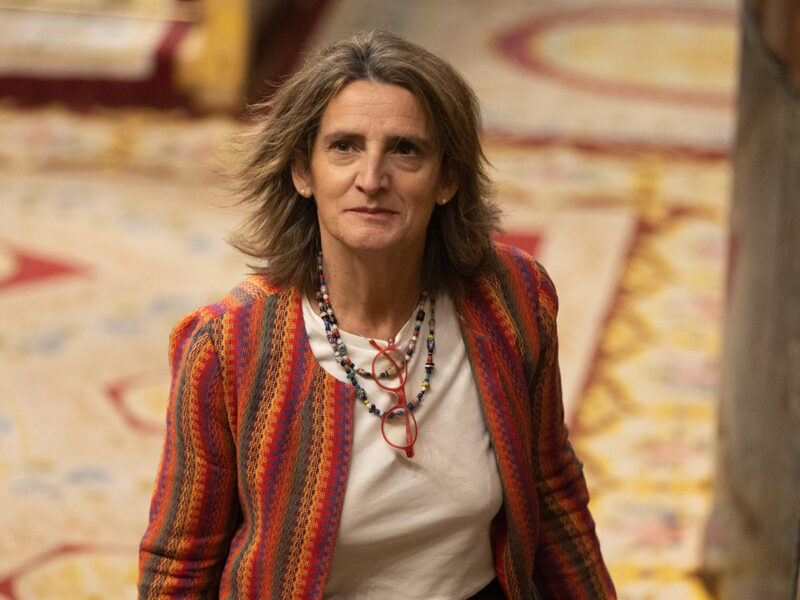 La vicepresidenta tercera y ministra de Transición Ecológica y Reto Democrático, Teresa Ribera. FOTO: Eduardo Parra - Europa Press