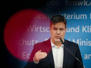 El ministro de Economía de Alemania, Robert Habeck. FOTO: Kay Nietfeld/dpa
