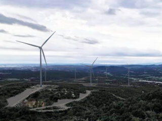 Imagen virtual del futuro parque eólico Galatea. FOTO: Endesa