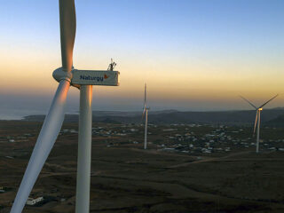 Instalaciones de un parque eólico en Fuerteventura de Naturgy. FOTO: Naturgy