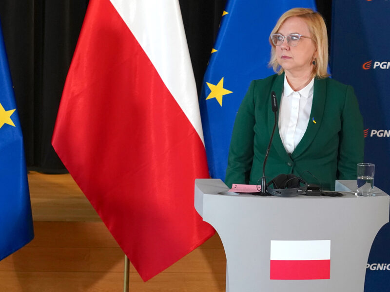 La ministra de Polonia de Medio Ambiente, Anna Moskwa. FOTO: Janek Skarzynski