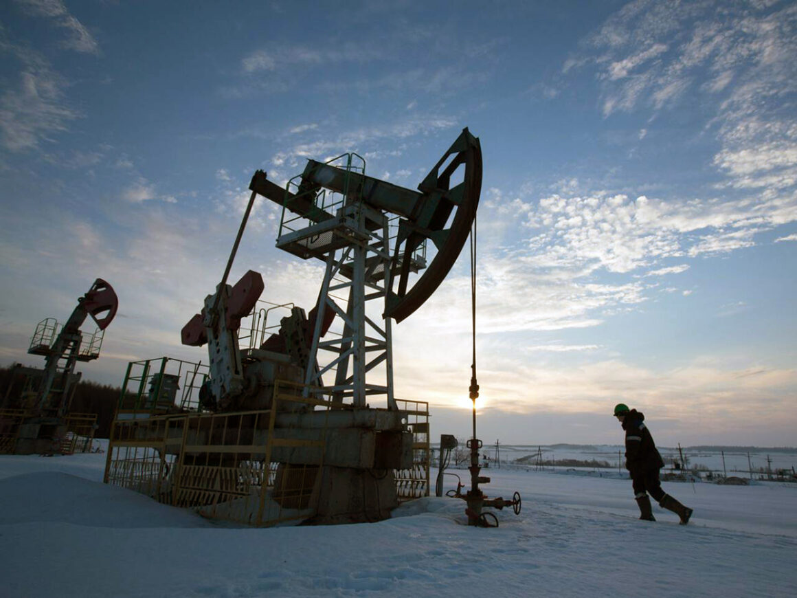 Petróleo de un yacimiento de los Urales en Rusia.
