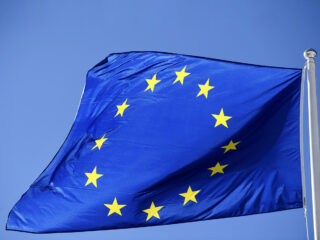 Bandera de la Unión Europea en Finlandia. FOTO: Vesa Moilanen/Lehtikuva/dpa