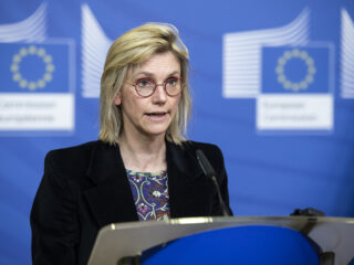 La ministra de la Transición Ecológica, Agnès Pannier Runacher. FOTO: Lukasz Kobus