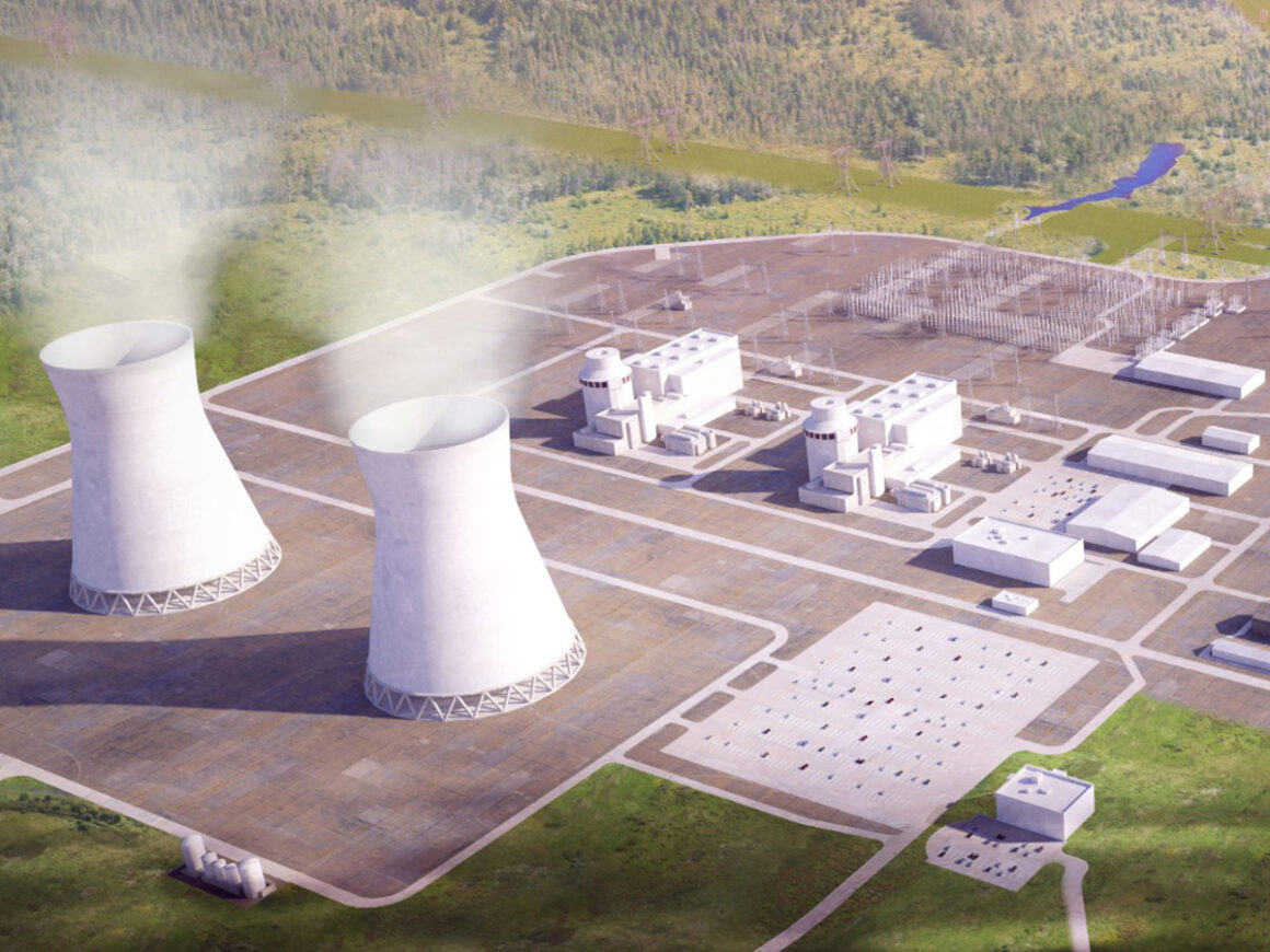 La planta nuclear de Vogtle en Estados Unidos. FOTO: Georgia Power