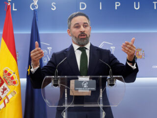 El líder de VOX, Santiago Abascal. FOTO: Eduardo Parra - Europa Press