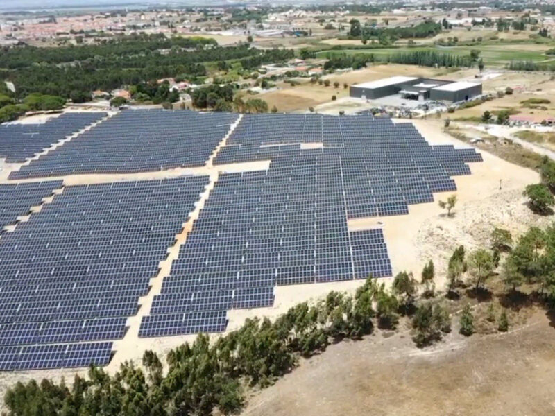 Planta fotovoltaica 'Conde' de Iberdrola en Palmela (Portugal). FOTO: Iberdrola