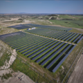El parque fotovoltaico situado en Zuera (Zaragoza). FOTO: Fundeen