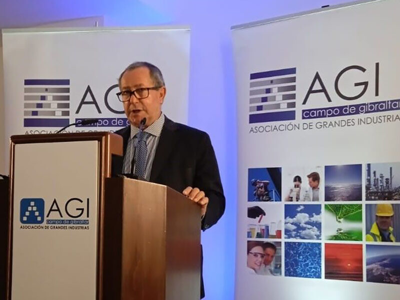 El presidente de la AGI, Antonio Moreno, reclama que Cádiz forme parte del H2MED. FOTO: AGI